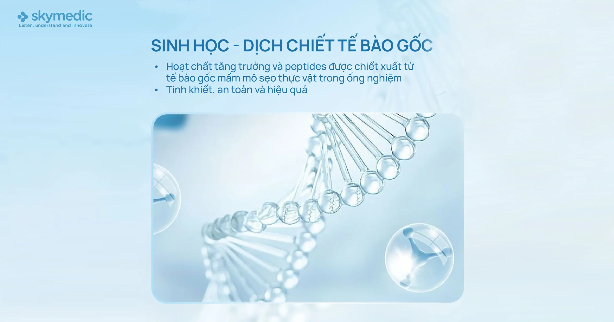 Giải pháp tổng lực 4in1 tái cấu trúc nền da Skymedic